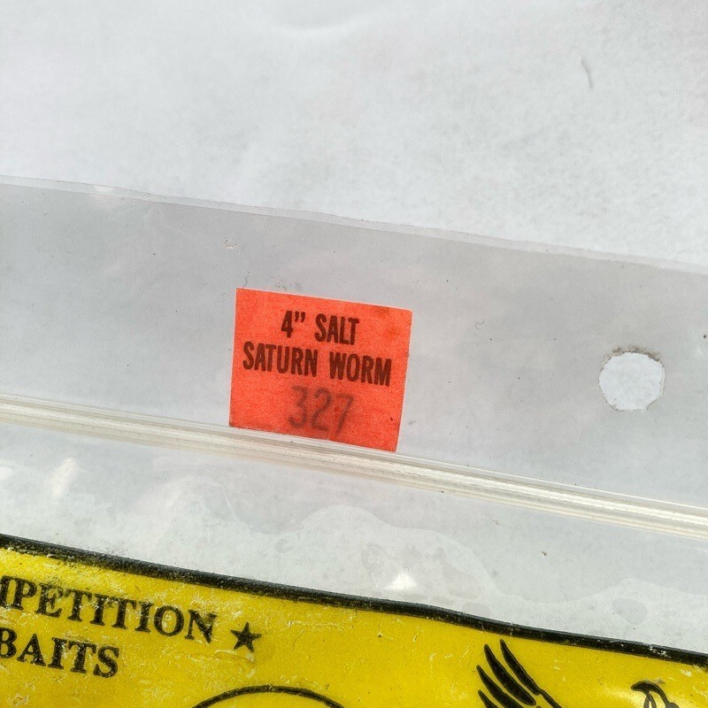 816405 新品 フェニックス ソルトサターンワーム 4インチ リングワーム 10本 #スモーク系 SATURN WORM 【状態 S/C】_画像3