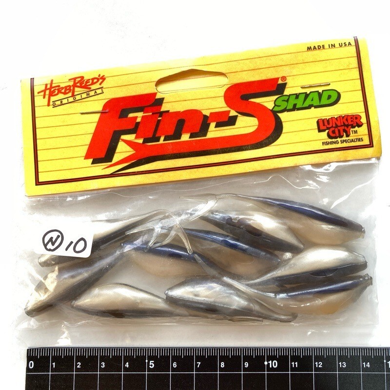 816762 新品 ランカーシティ フィンズシャッド 3.25インチ #アルワイフ LUNKER CITY 【状態 S/C】_画像1