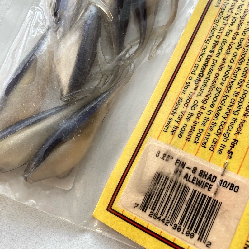 816762 新品 ランカーシティ フィンズシャッド 3.25インチ #アルワイフ LUNKER CITY 【状態 S/C】_画像3