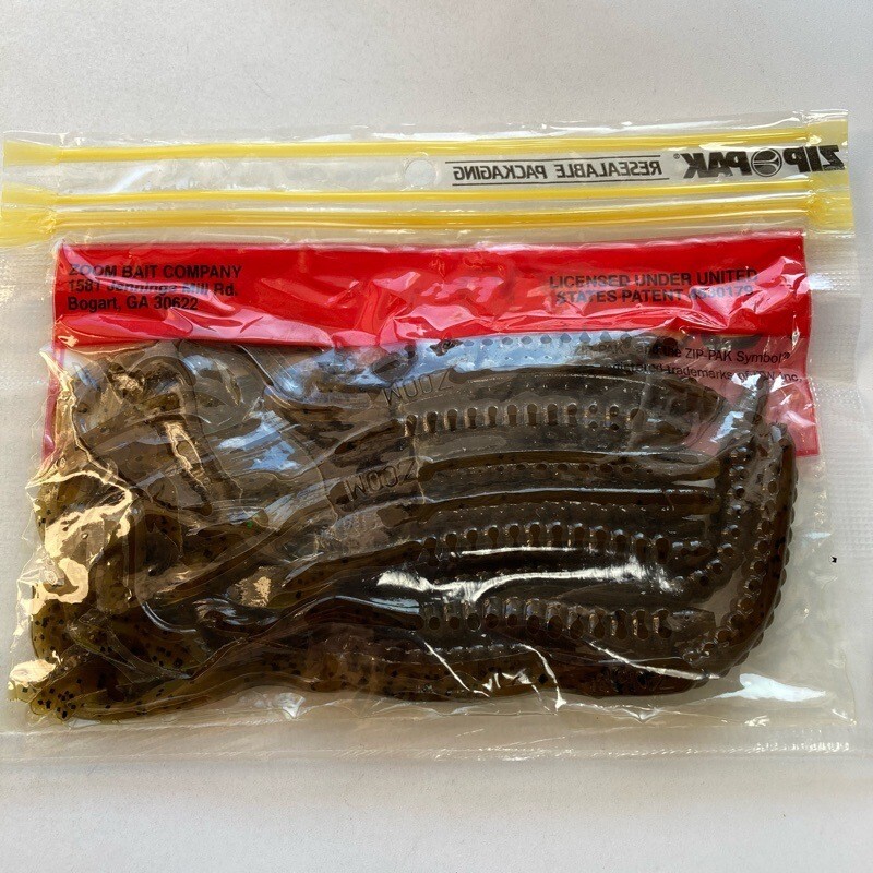 817184 ZOOM/ZBC Uテール １５本 #グリーンパンプキン ZOOM BAIT COMPANY U-TALE ユーテール　【状態 A/C】_画像4