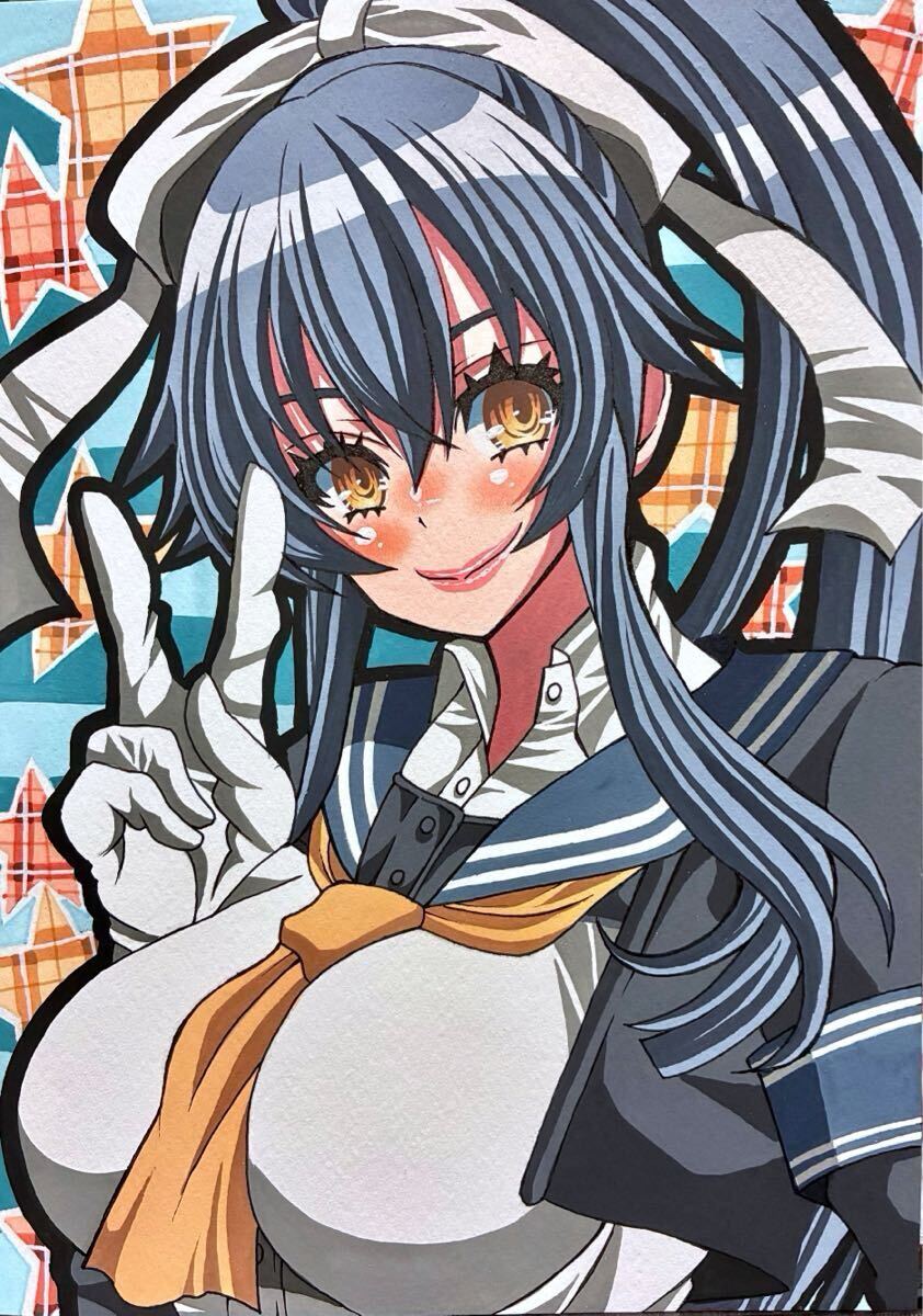 * такой же человек ручные иллюстрации *.. это расческа ..~ Kantai коллекция ~ стрела .*A4 размер *