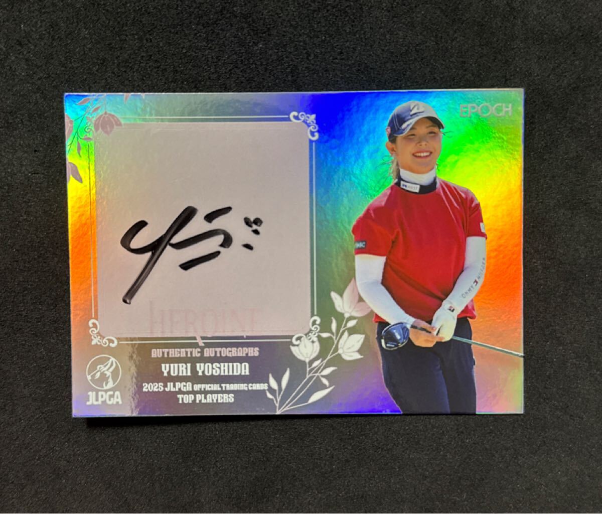 SP HOLO 20 листов ограничение [ Yoshida super выгода ]EPOCH Epo k2025 JLPGA женщина Golf TOP PLAYERS автограф автограф карта 20/20 последний номер 