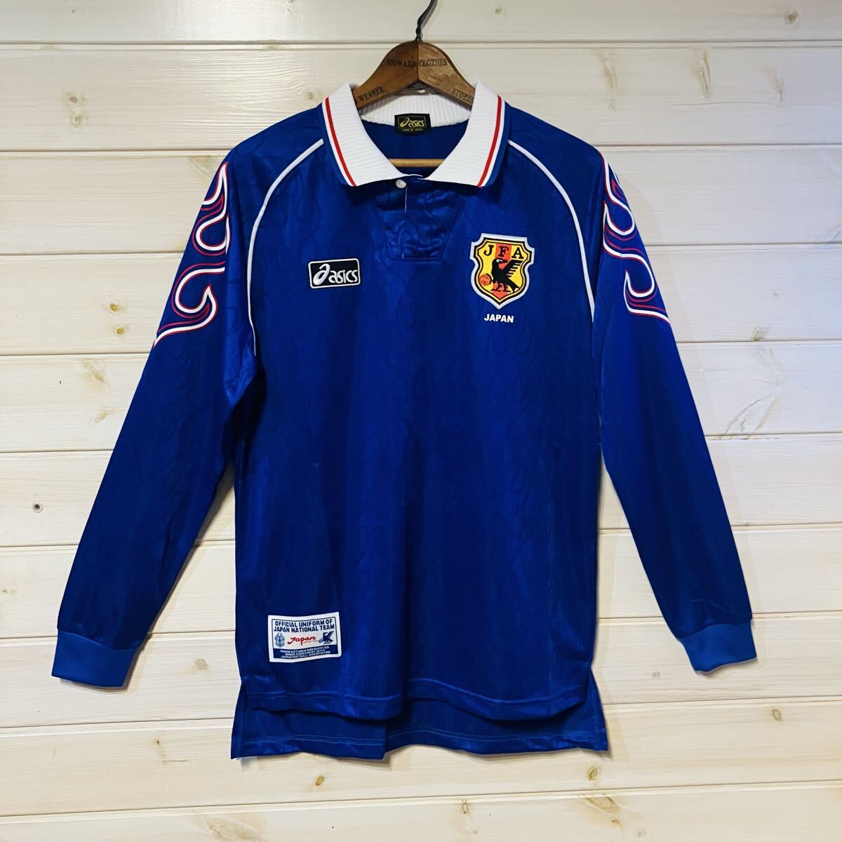 ★希少★ 日本代表 ユニフォーム アシックス フランスW杯 中田英寿 三浦知良 asics_画像1