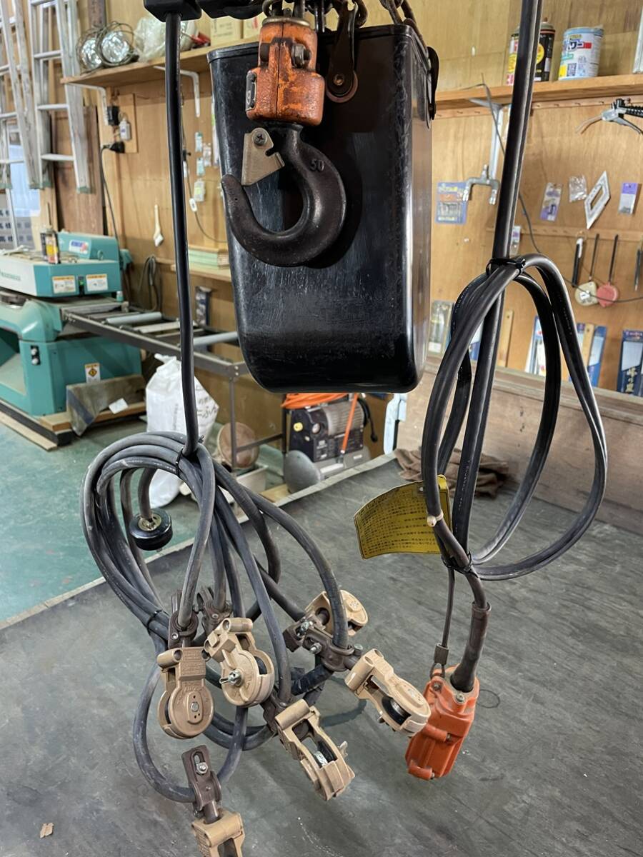 HITACHI電動ホイスト ５００kg_画像5