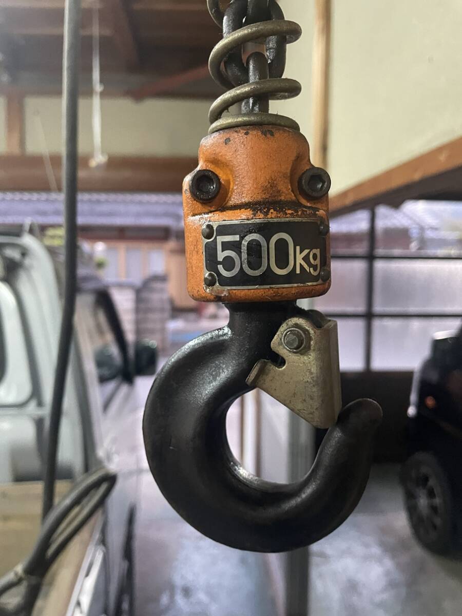 HITACHI電動ホイスト ５００kg_画像7