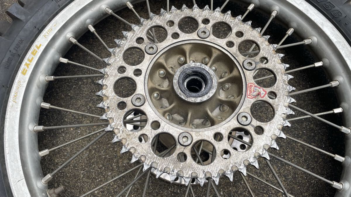中古 RM125 RF15A リアホイール SUZUKI モトクロス_画像2