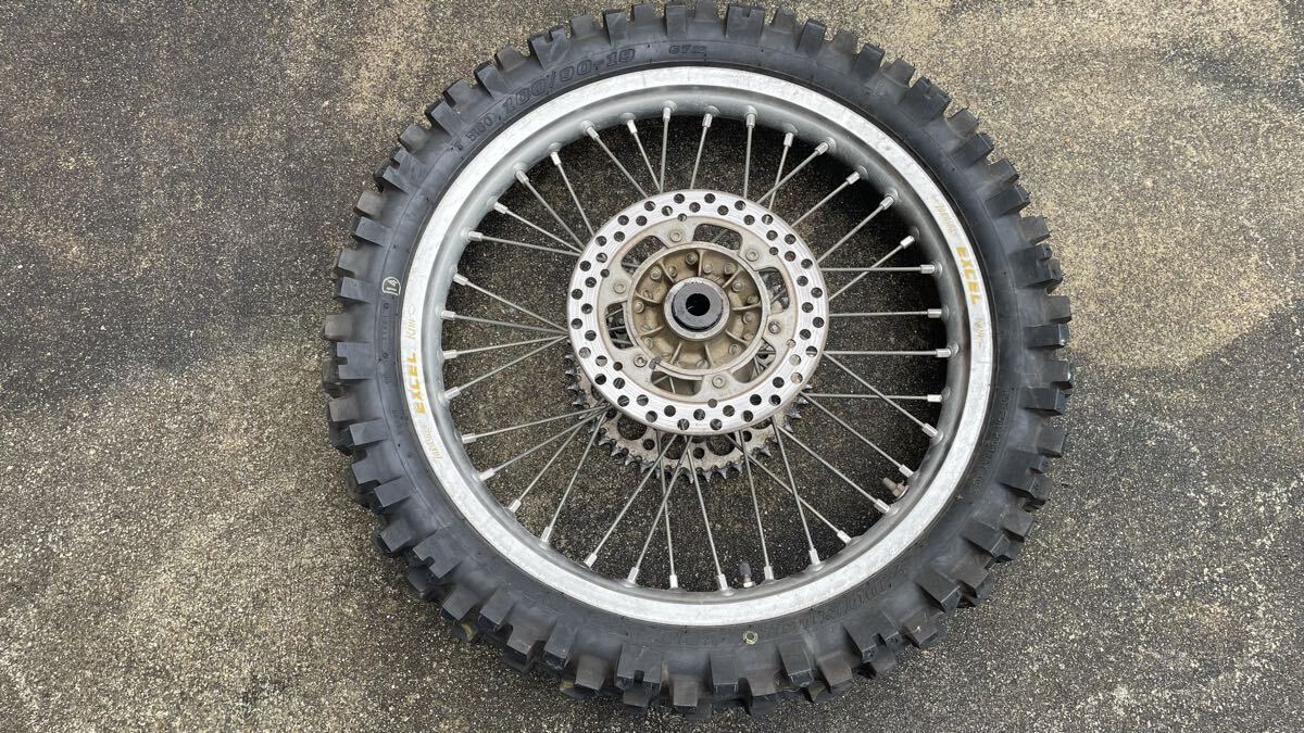 中古 RM125 RF15A リアホイール SUZUKI モトクロス_画像5