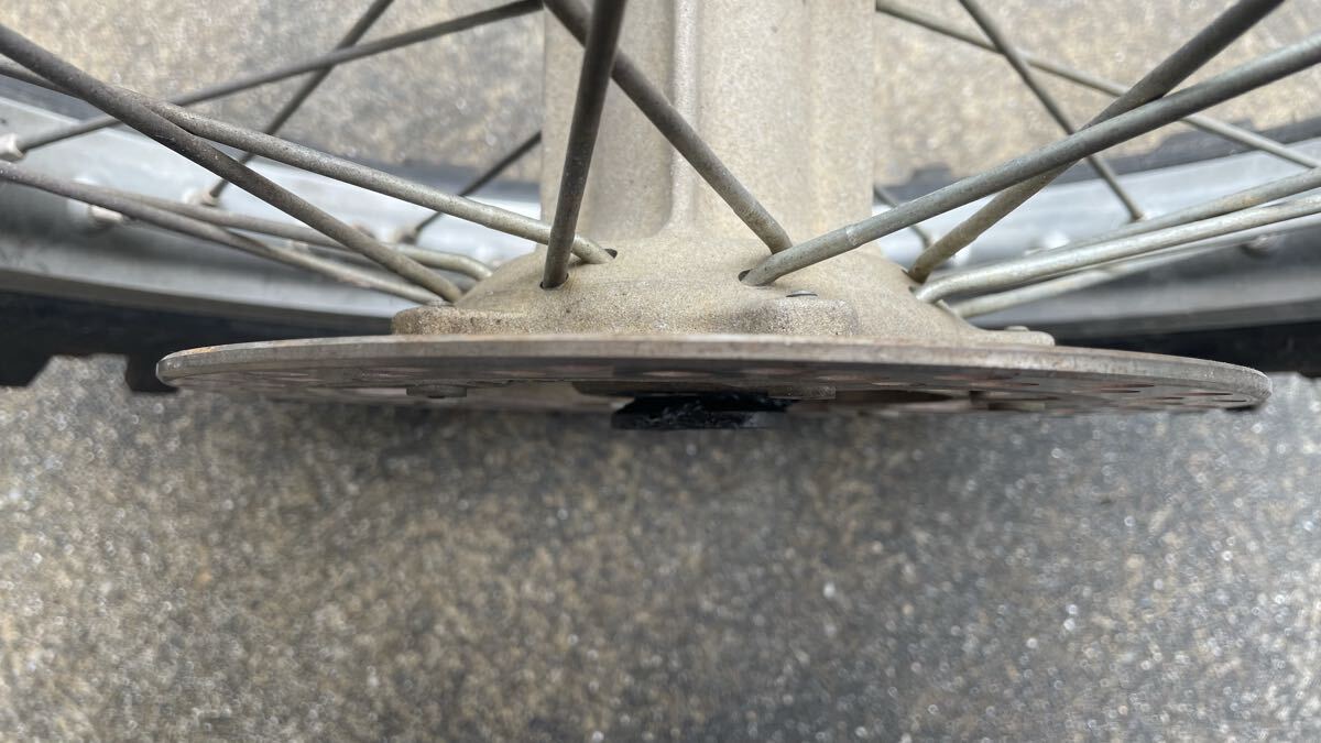 中古 RM125 RF15A リアホイール SUZUKI モトクロス_画像7