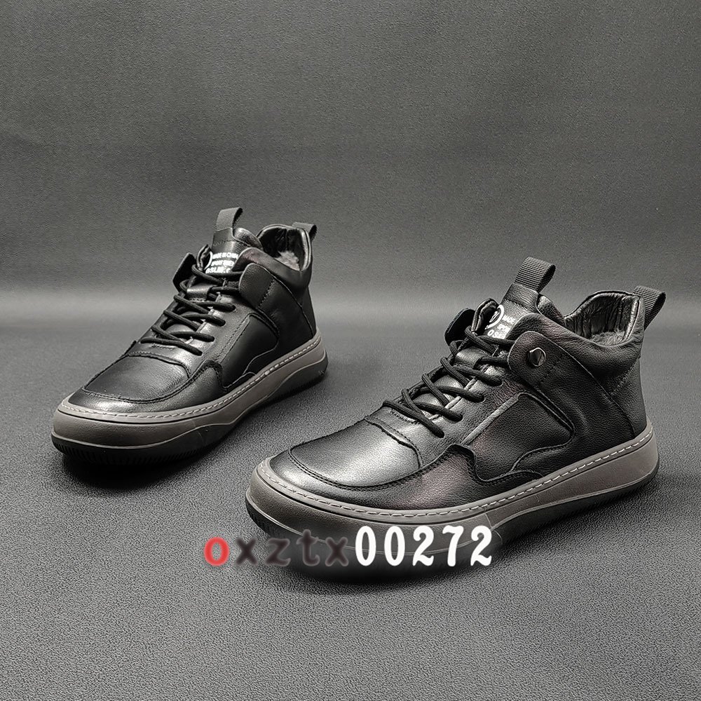  мужской обувь осень-зима для полный серый n кожа толщина низ спортивные туфли мужской обувь Trend обувь 