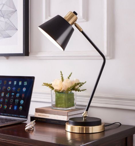  простой . подставка Северная Европа insklieitib отель офис чтение LED.... защита .. прикроватный style свет 