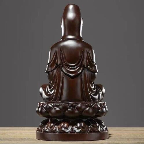  буддизм изобразительное искусство точный умение дерево резьба по дереву черное дерево дерево . звук бодисатва сиденье изображение изображение Будды украшение 