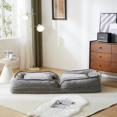 ソファー ソファーベッド 座椅子 3WAY 1人掛け シングル 1人掛け ベッド 折りたたみ フロアソファー 寝る 座る_画像3