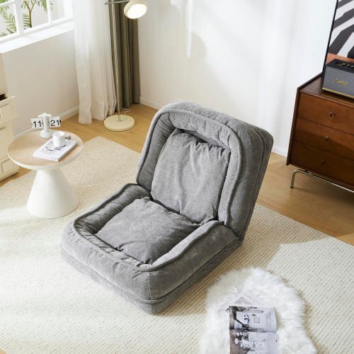 ソファー ソファーベッド 座椅子 3WAY 1人掛け シングル 1人掛け ベッド 折りたたみ フロアソファー 寝る 座る_画像1