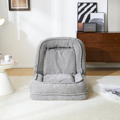 ソファー ソファーベッド 座椅子 3WAY 1人掛け シングル 1人掛け ベッド 折りたたみ フロアソファー 寝る 座る_画像8