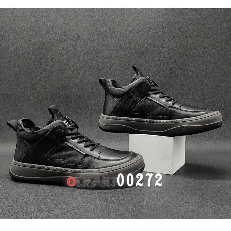  мужской обувь осень-зима для полный серый n кожа толщина низ спортивные туфли мужской обувь Trend обувь 