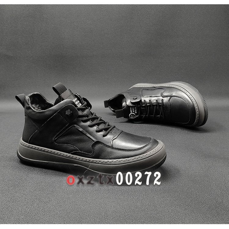  мужской обувь осень-зима для полный серый n кожа толщина низ спортивные туфли мужской обувь Trend обувь 