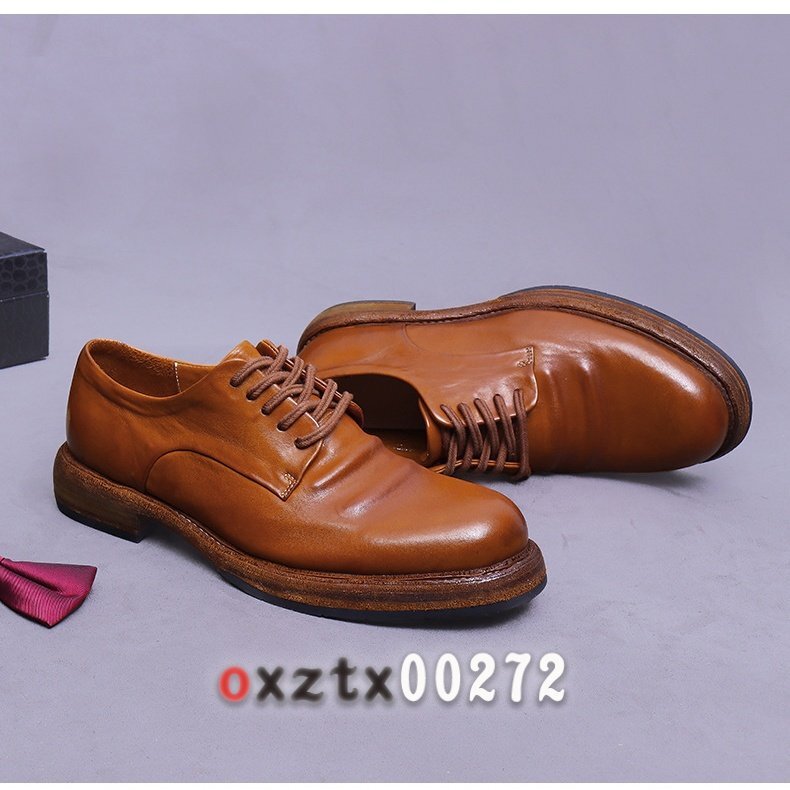  легкий . лошадь кожа натуральная кожа ручная работа Goodyear производства закон мужской Британия способ телячья кожа обувь кожа низ Work обувь 