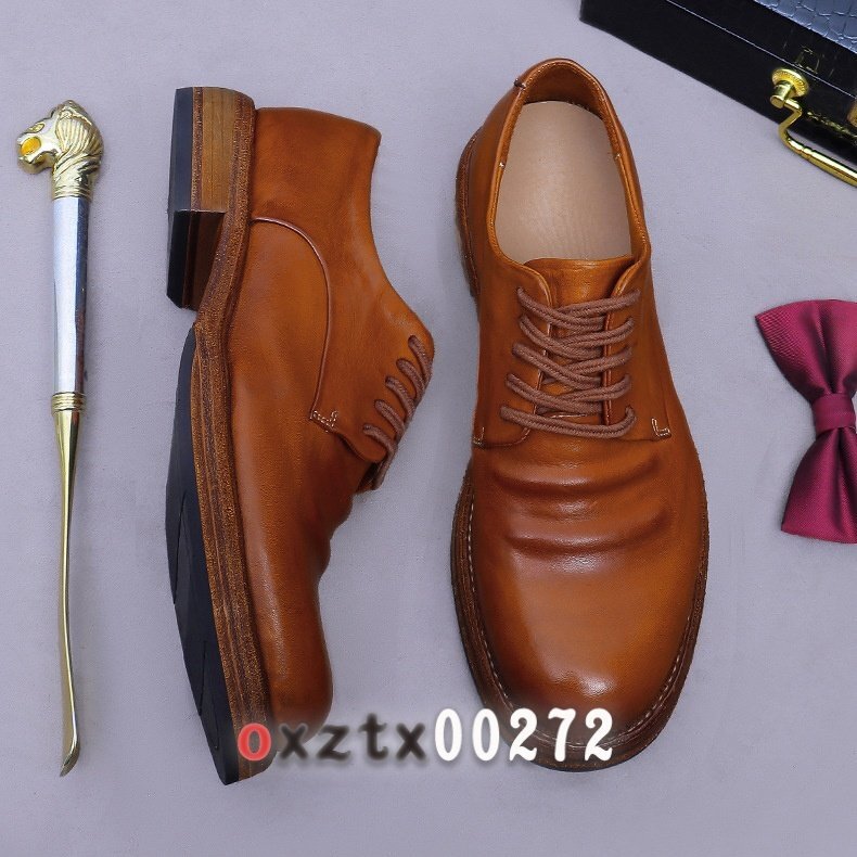  легкий . лошадь кожа натуральная кожа ручная работа Goodyear производства закон мужской Британия способ телячья кожа обувь кожа низ Work обувь 