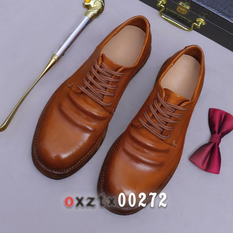  легкий . лошадь кожа натуральная кожа ручная работа Goodyear производства закон мужской Британия способ телячья кожа обувь кожа низ Work обувь 