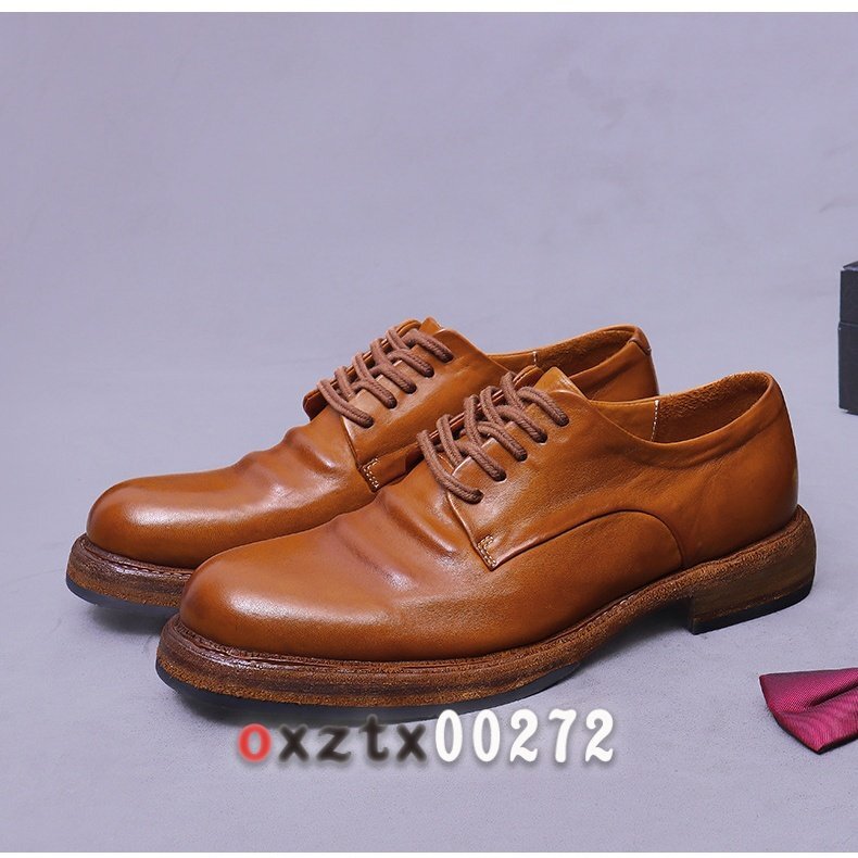  легкий . лошадь кожа натуральная кожа ручная работа Goodyear производства закон мужской Британия способ телячья кожа обувь кожа низ Work обувь 