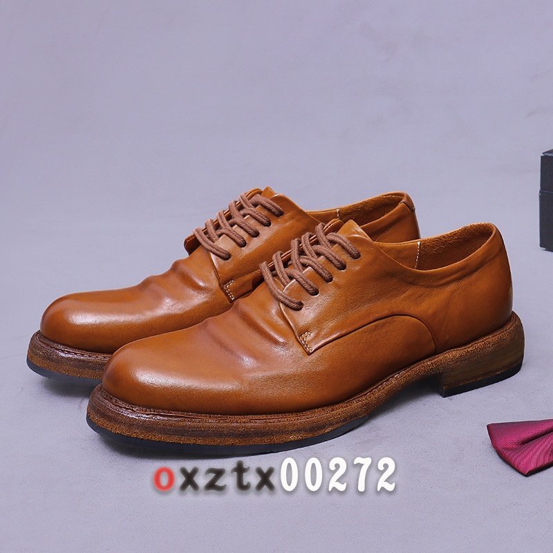  легкий . лошадь кожа натуральная кожа ручная работа Goodyear производства закон мужской Британия способ телячья кожа обувь кожа низ Work обувь 