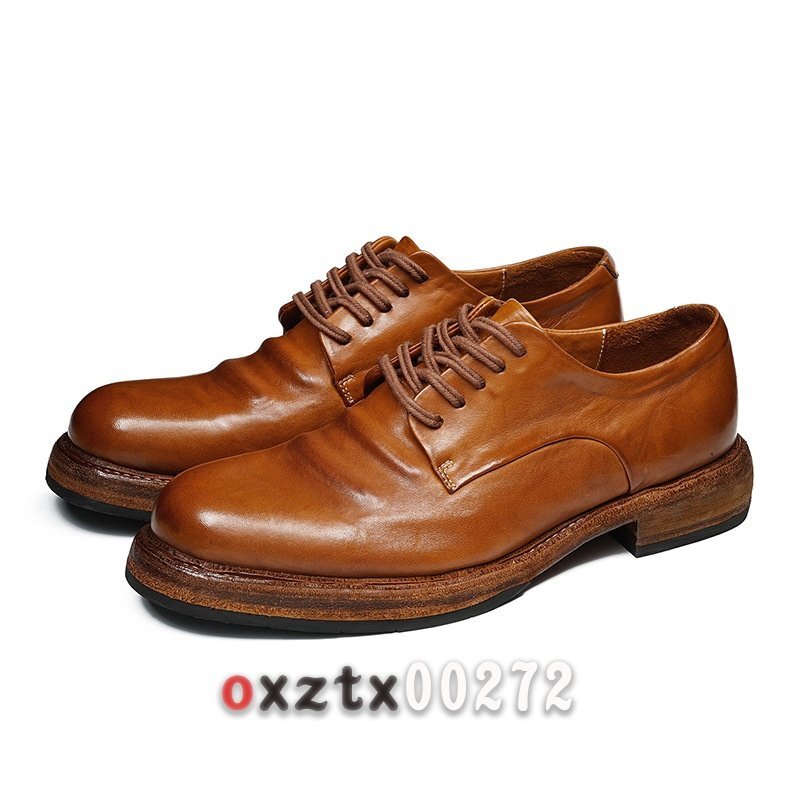  легкий . лошадь кожа натуральная кожа ручная работа Goodyear производства закон мужской Британия способ телячья кожа обувь кожа низ Work обувь 