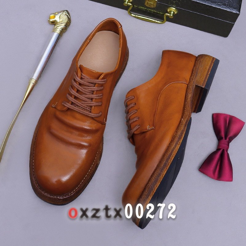  легкий . лошадь кожа натуральная кожа ручная работа Goodyear производства закон мужской Британия способ телячья кожа обувь кожа низ Work обувь 