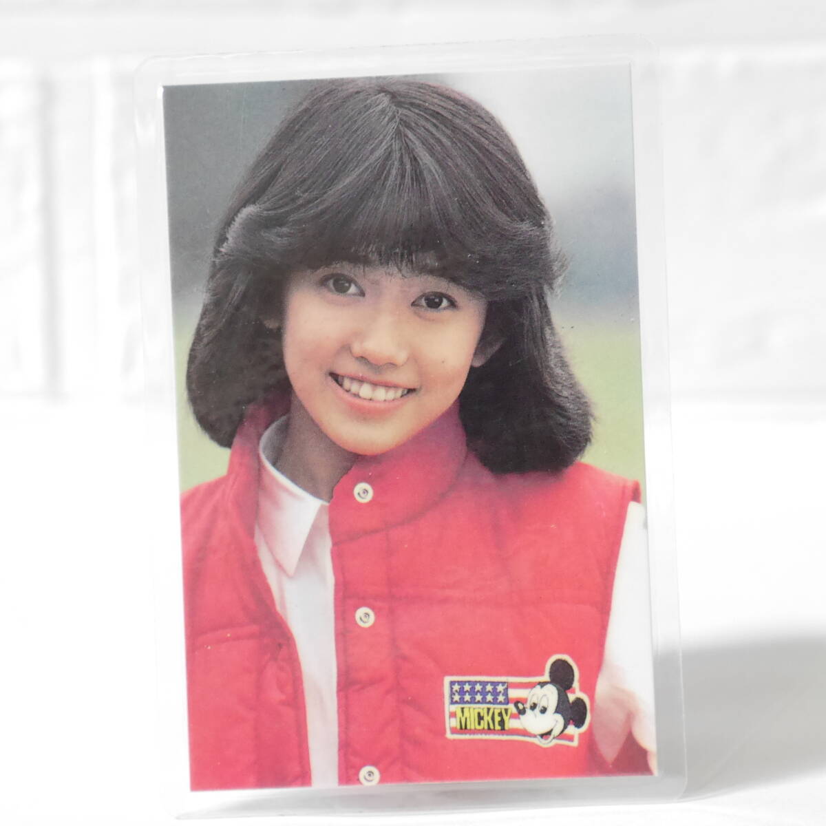 AY * Matsumoto . плата * фотографии звезд карта ламинирование карта Showa идол retro б/у 