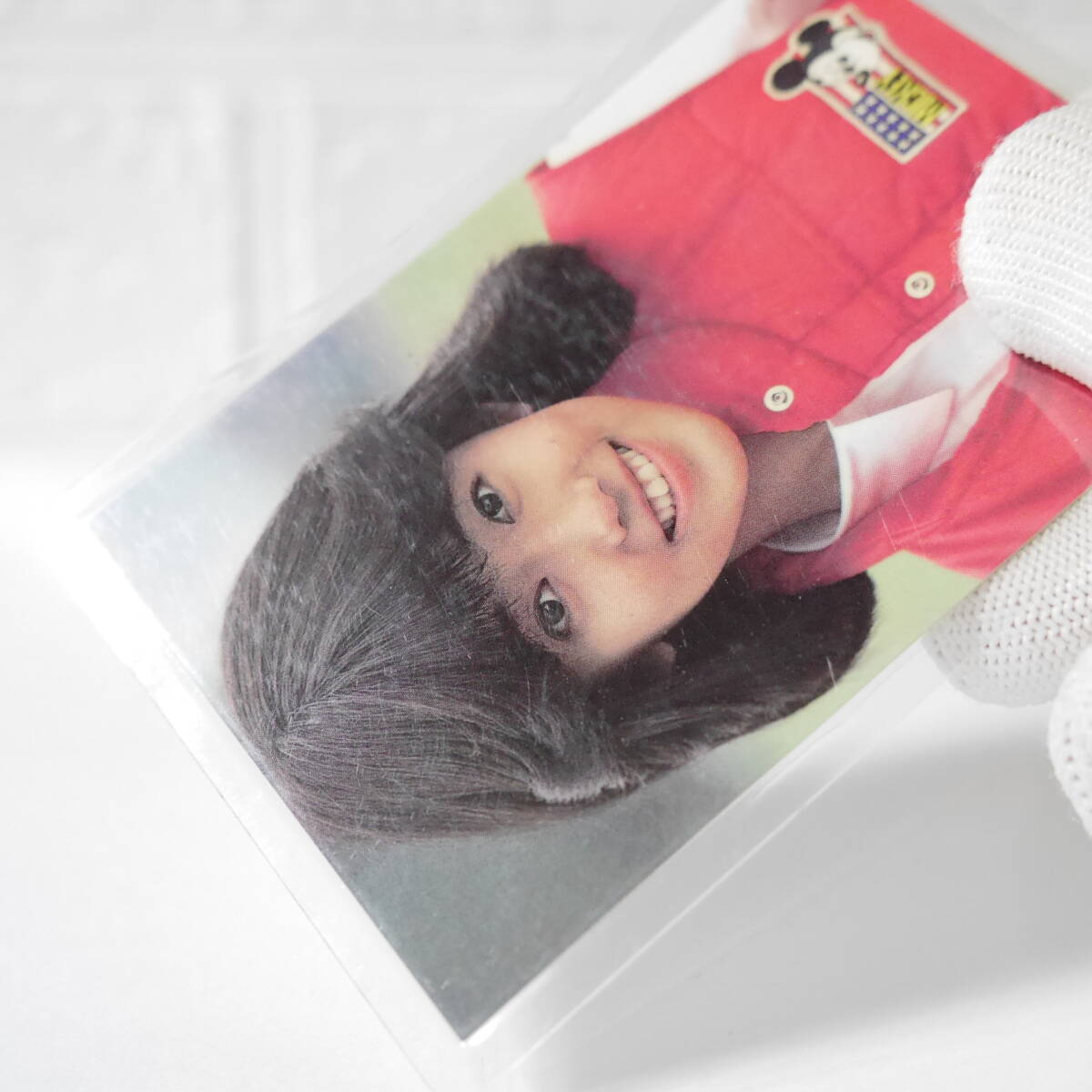 AY * Matsumoto . плата * фотографии звезд карта ламинирование карта Showa идол retro б/у 