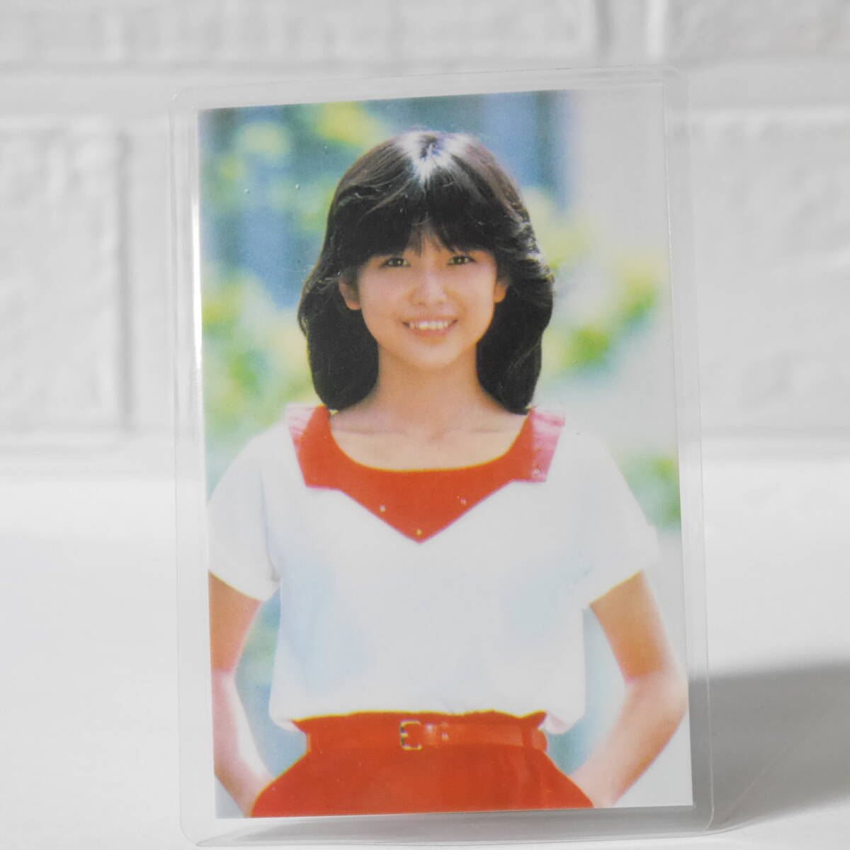 AY * вода ....* фотографии звезд карта ламинирование карта Showa идол retro б/у ③