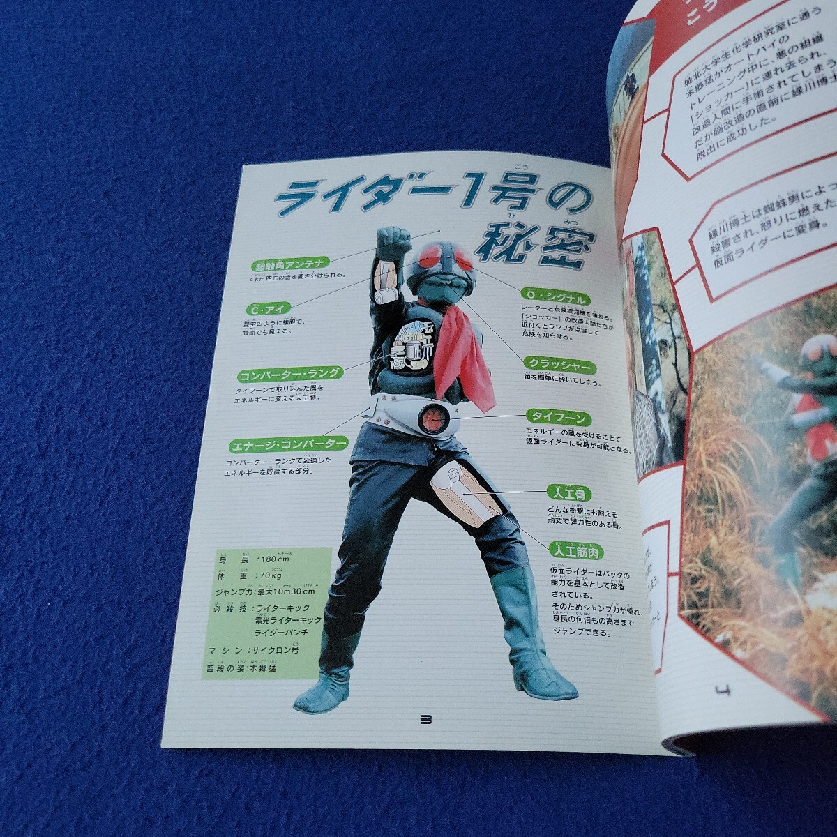 仮面ライダー スペシャルブック〇2000年1月17日発行〇MASKED RIDER SPECIAL BOOK〇特撮〇Calbee〇仮面ライダー1号〇ショッカー_画像3