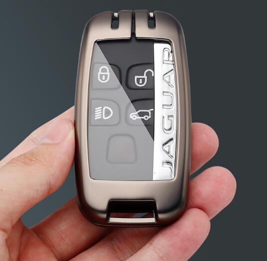 ★新品★ジャガー★亜鉛合金(超合金)製 キーレス リモコンキー リモコンケース カバー XE/XF/F PACE/E PACE/E/Fペイスブラウン_画像3