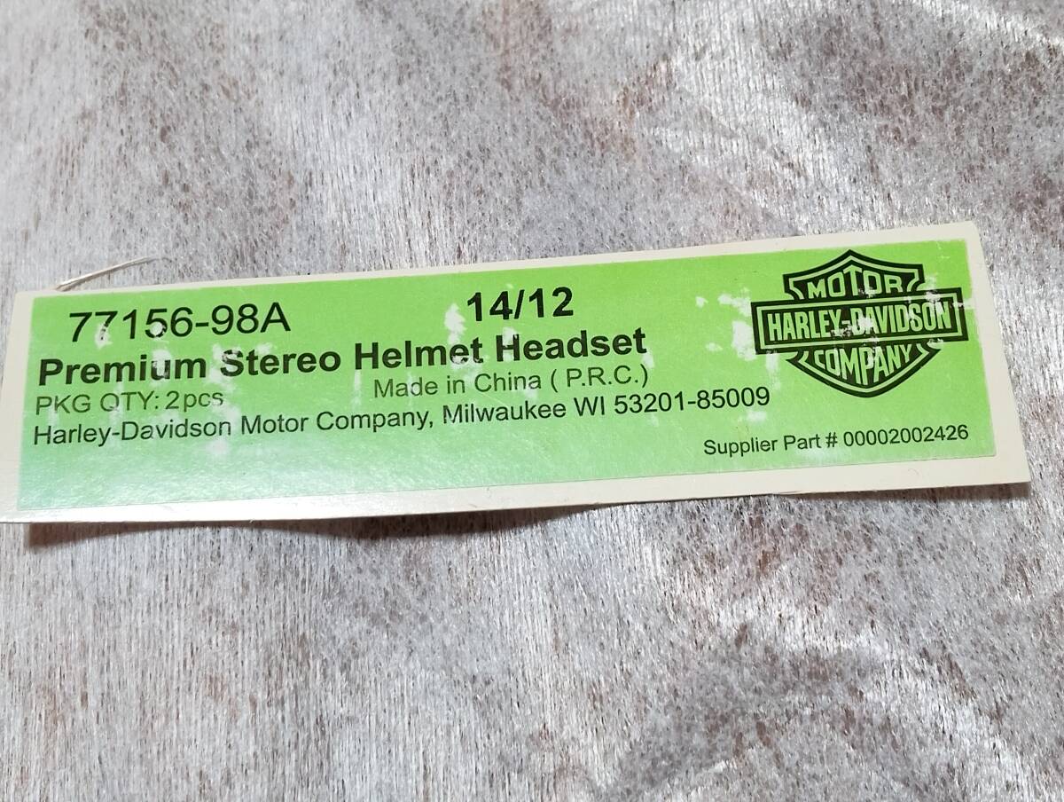 ★ N ハーレー純正ヘッドセット(77156-98A) １セット+１台_画像3