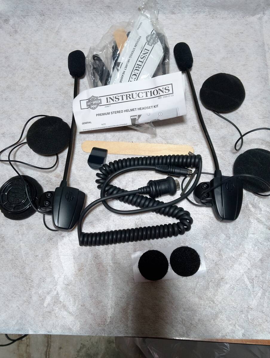 ★ N ハーレー純正ヘッドセット(77156-98A) １セット+１台_画像1