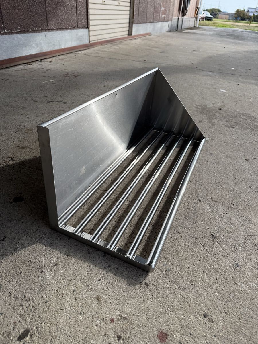 ★税込送料無料★ 業務用 ステンレス　パイプ棚　 平棚 吊り棚 壁掛け棚 三角棚 収納棚　800×300×300 ステンレス棚 厨房機器_画像2