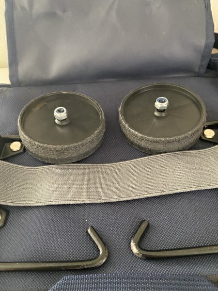 ZB446-1 ② cocoro ココロ ハンディートートカート たためるハンディトートカート 買い物バッグ 保冷 旅行に便利 ユーズド 4500円_画像4