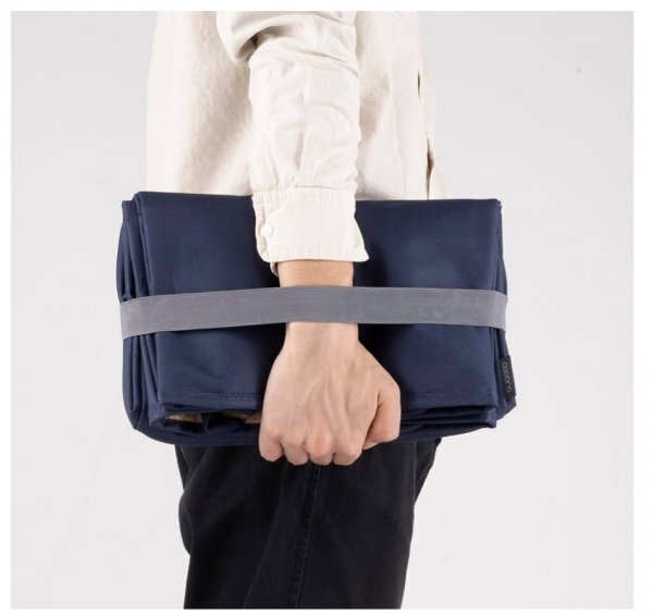 ZB446-1 ② cocoro ココロ ハンディートートカート たためるハンディトートカート 買い物バッグ 保冷 旅行に便利 ユーズド 4500円_画像5