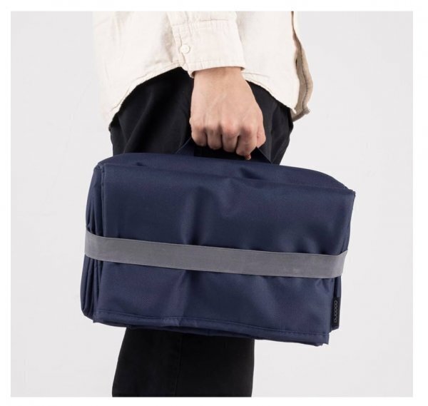 ZB446-1 ② cocoro ココロ ハンディートートカート たためるハンディトートカート 買い物バッグ 保冷 旅行に便利 ユーズド 4500円_画像6