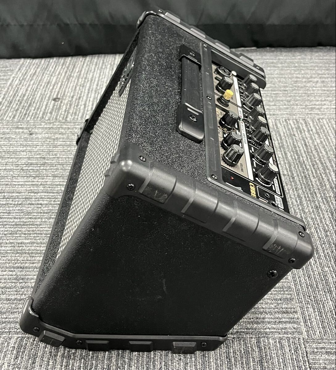 森岡 11月 No.189 Roland ローランド アンプ CUBE Street マイク 接続コード付 通電動作確認済 _画像4