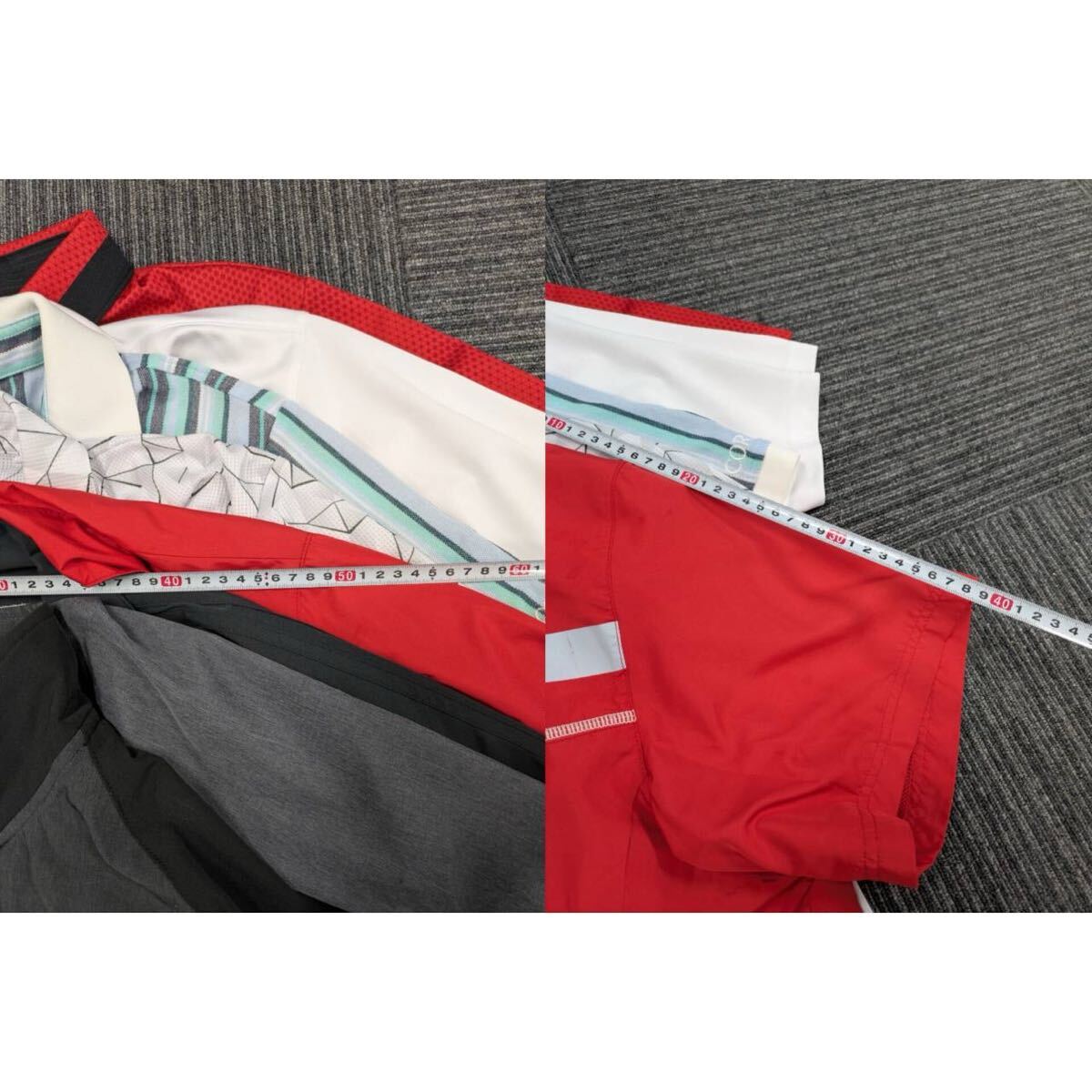 伊集　11月　No.93 シャツ　まとめ　 adidas アディダス　PUMA プーマ　BRIDGESTONE 他　スポーツウェア　サイズL〜　汚れシミほつれあり_画像9