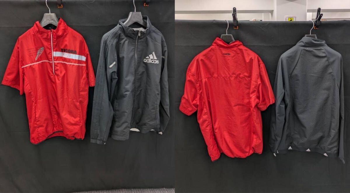 伊集　11月　No.93 シャツ　まとめ　 adidas アディダス　PUMA プーマ　BRIDGESTONE 他　スポーツウェア　サイズL〜　汚れシミほつれあり_画像3