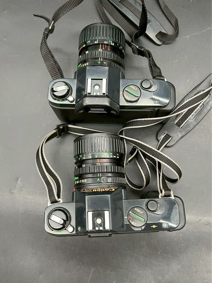 森岡　11月　No.10 Canon キャノン　フィルムカメラ　T50 2台　レンズ　70-210mm セット　レトロ　汚れ傷カビあり　動作未確認_画像5