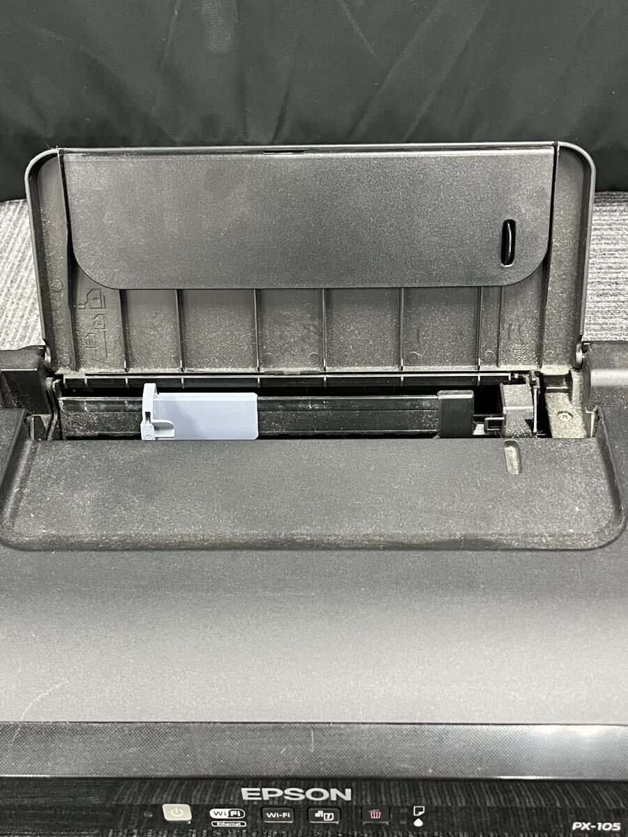 杉本 11月 No.219 EPSON エプソン インクジェットプリンター PX-105 2015年製 B531A 通電確認済 動作未確認 _画像6