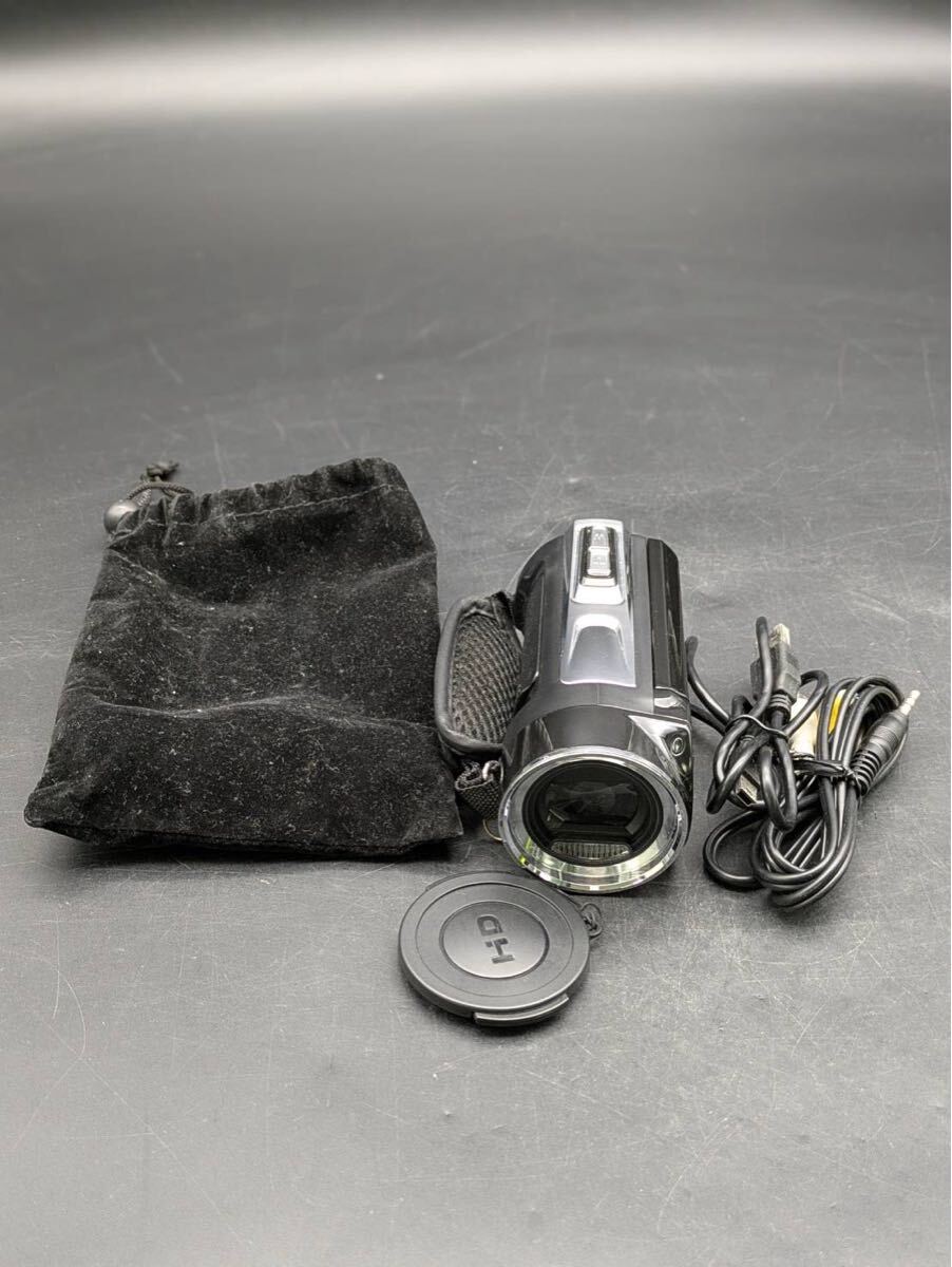 武井　11月　No.50 Joyeux ジョワイユ　ビデオカメラ　JOY-5162BK デジタル　ブラック　バッテリーなし　通電動作未確認　傷あり_画像1