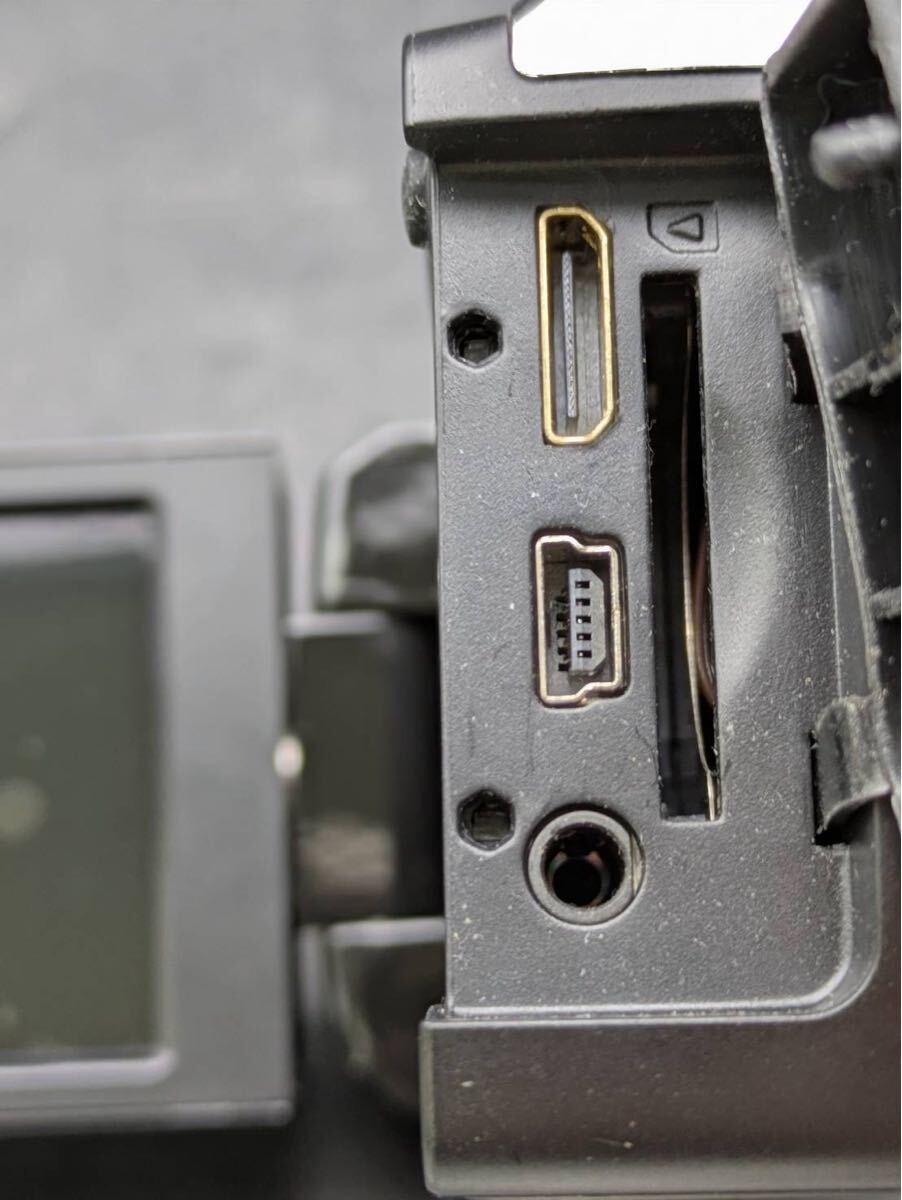武井　11月　No.50 Joyeux ジョワイユ　ビデオカメラ　JOY-5162BK デジタル　ブラック　バッテリーなし　通電動作未確認　傷あり_画像8