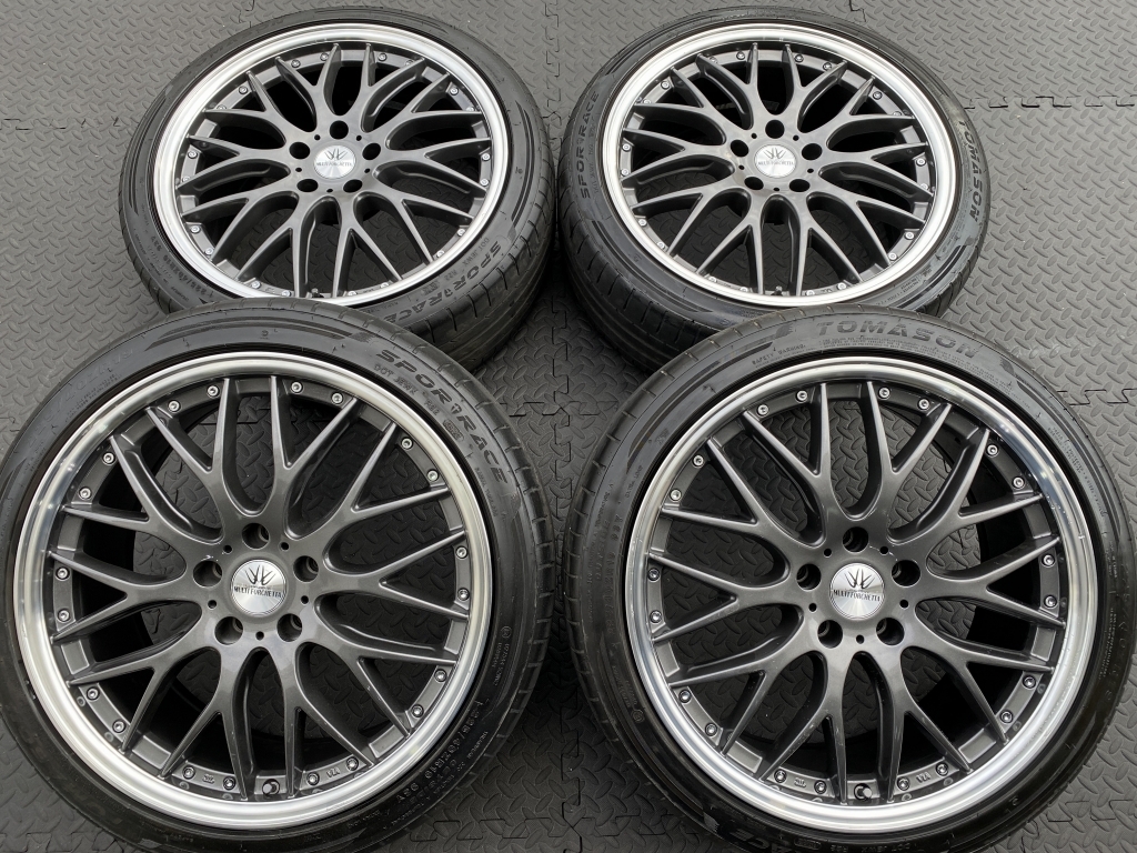 ガリ無し ロクサーニ マルチ フォルケッタ 4本 クラウン エスティマ マジェスタ アルファード ヴェルファイア カムリ マークX スカイライン_画像1