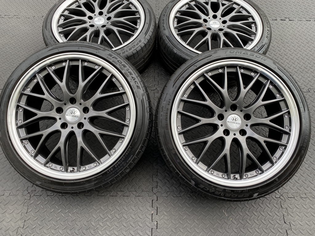 ガリ無し ロクサーニ マルチ フォルケッタ 4本 クラウン エスティマ マジェスタ アルファード ヴェルファイア カムリ マークX スカイライン_画像2