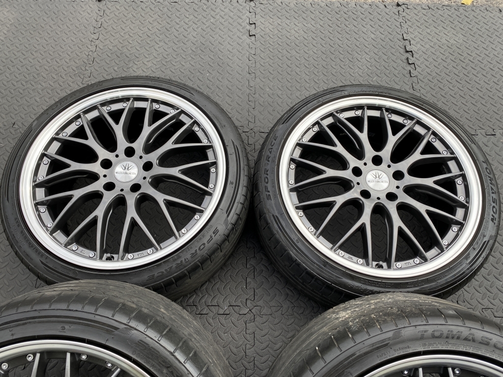 ガリ無し ロクサーニ マルチ フォルケッタ 4本 クラウン エスティマ マジェスタ アルファード ヴェルファイア カムリ マークX スカイライン_画像3