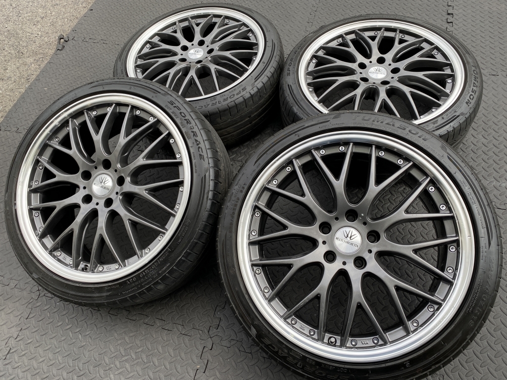 ガリ無し ロクサーニ マルチ フォルケッタ 4本 クラウン エスティマ マジェスタ アルファード ヴェルファイア カムリ マークX スカイライン_画像4