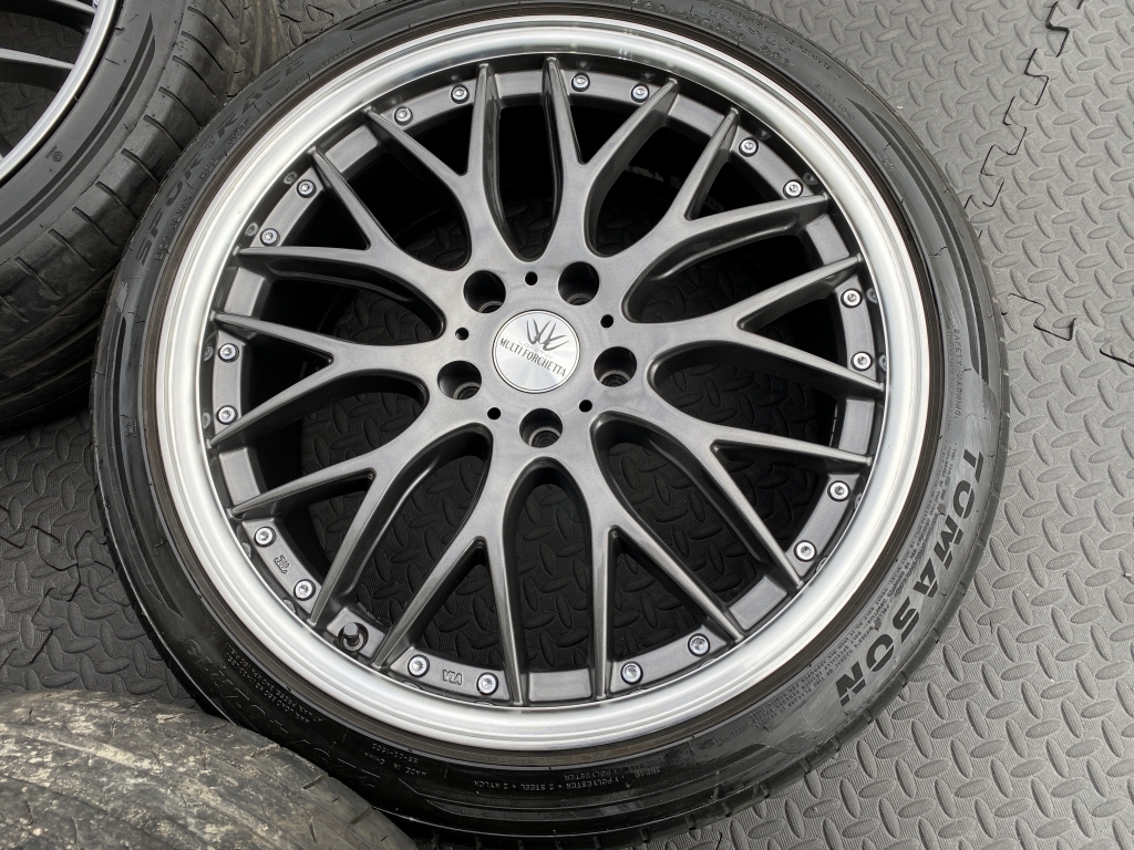 ガリ無し ロクサーニ マルチ フォルケッタ 4本 クラウン エスティマ マジェスタ アルファード ヴェルファイア カムリ マークX スカイライン_画像5